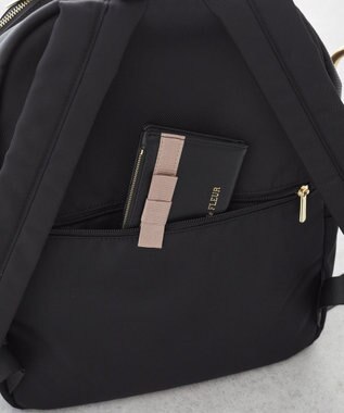 Maison de FLEUR 撥水加工オペラリボンリュック Black