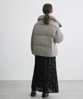 AMERICAN HOLIC リサイクル軽ポカ撥水加工スタンドショートコート Mocha