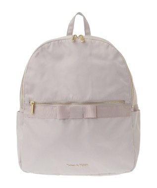 Maison de FLEUR 撥水加工オペラリボンリュック Grayish Pink