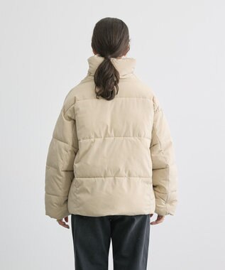 AMERICAN HOLIC リサイクル軽ポカ撥水加工スタンドショートコート Light Beige