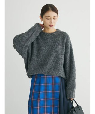 Green Parks ブークレーニットプルオーバー Gray