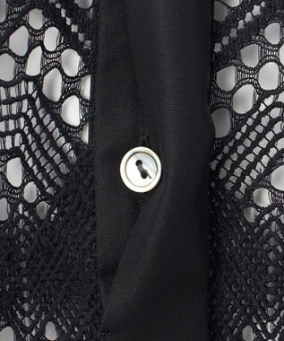 23区 【GOLD LABEL】モチーフレース シャツ ブラウス ブラック系