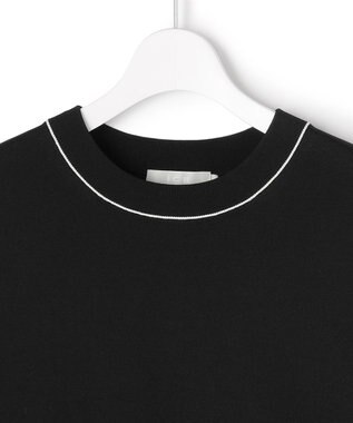 ICB 【先行予約・WEB限定カラーあり】VIS/NYハイゲージ プルオーバーニット ブラック×トープライン