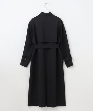 自由区 S 【カタログ掲載・Premium Collection】ウーステッドリバー トレンチコート ブラック系