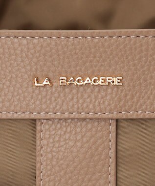 LA BAGAGERIE コンビ2WAYトートバッグ SMALL ベージュ
