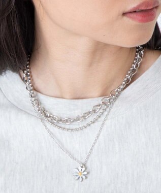 WEGO 3Pメタルモチーフネックレス 柄4