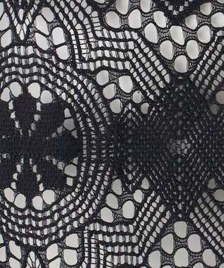 23区 【GOLD LABEL】モチーフレース シャツ ブラウス ブラック系