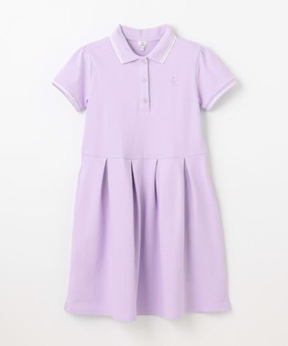 組曲 KIDS 【150-160㎝】ストレッチカノコ ワンピース ラベンダー