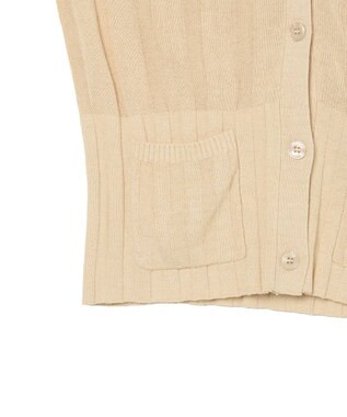 JOSEPH 【WEB&OUTLET限定・洗える】テクスチャードレーヨン　カーディガン Ecru