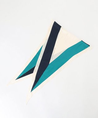 23区 【Oggi4月号掲載】ダイヤ スカーフ グリーン系