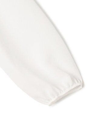 23区 【洗える】ジョーゼットフリル ブラウス ホワイト系