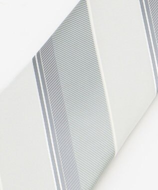 J.PRESS MEN 【BLACK】フォーマルレジメンタルネクタイ ライトグレー系2