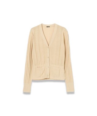 JOSEPH 【WEB&OUTLET限定・洗える】テクスチャードレーヨン　カーディガン Ecru