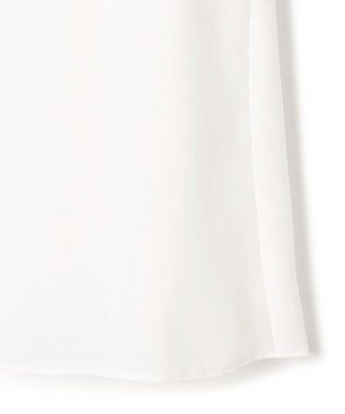 23区 【洗える】ジョーゼットフリル ブラウス ホワイト系