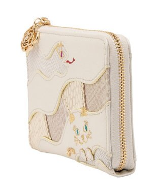 ANNA SUI ウィズスネーク  マルチケース パールホワイト