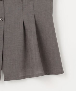 ANY SIS 【WEB・一部店舗限定】スイートクール ジレブラウス モカ