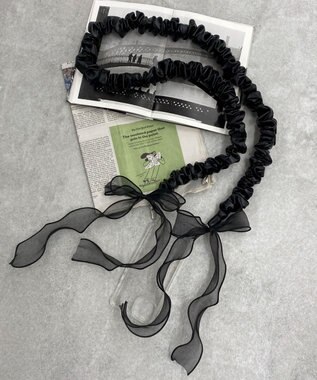 WEGO セットリボンPUストラップ ブラック