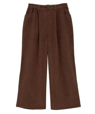 Green Parks 太畝コーデュロイカラーパンツ Brown