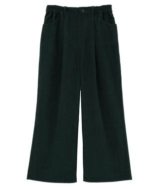 Green Parks 太畝コーデュロイカラーパンツ Blue