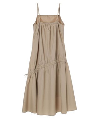 earth music&ecology ドロストデザインキャミワンピース Beige