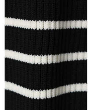 Green Parks ・ＥＬＥＮＣＡＲＥ　ＤＵＥ　Ｗ　ＺＩＰ　ボーダーカーデ Black