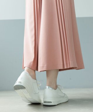 ASICS WALKING ペダラ レディース 2E 3.0cmヒール ホワイト系