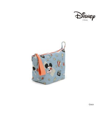 UNBILLION カシュカシュ cachecache / 【Disney】ジャガードポーチ ブルー