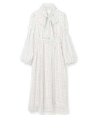 TOCCA 【ヨンア×大人百花×TOCCAコラボ・00サイズあり・洗える】ALLURING BEAUTY ドレス アイボリー×ブラック系