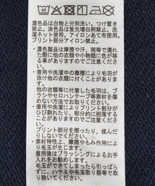 Green Parks ＦＡＮＴＡＳＩＡ／Ｖネックバッグプリントスウェット Navy