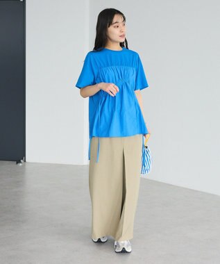 CRAFT STANDARD BOUTIQUE ギャザーデザインプルオーバー Blue