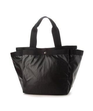 Y'SACCS コーティングワッシャートート Lサイズ ブラック