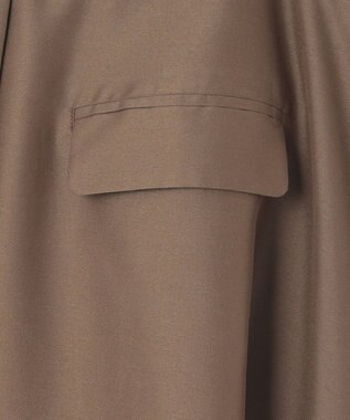 組曲 【洗える・涼感】シアーボイル スカート ダークブラウン系