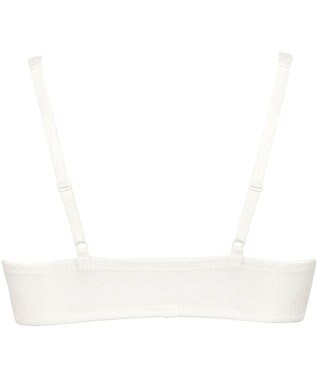 Wing ジュニア ノンワイヤーブラ Wing Teen オーガニックコットン混(身生地部) 【STEP3 まるみをおびてきた胸に】 小学生 中学生 ハーフトップ RB2413 ウイング／ワコール アイボリー