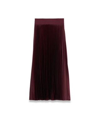 JOSEPH 【WEB＆OUTLET限定】ニットウィーブプリッセ スカート Merlot