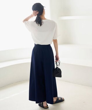 UNFILO FINE MOVE SUCKER ラップパンツ ダークブルー