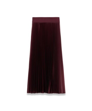 JOSEPH 【WEB＆OUTLET限定】ニットウィーブプリッセ スカート Merlot