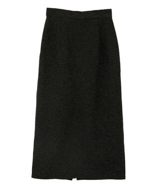 YECCA VECCA メルトンナロースカート Charcoal Gray