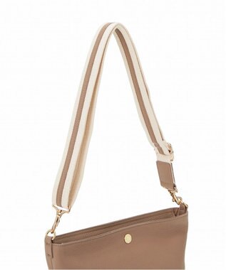 TOPKAPI 【TREASURE TOPKAPI】ソフトシュリンク テープ コンビ レザー ミニショルダーバッグ グレージュ