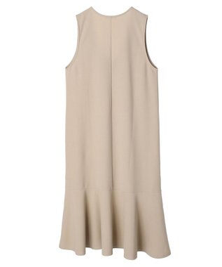 Green Parks カットジョーゼットマーメイドジャンスカ Gray Beige