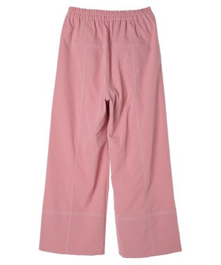 Green Parks ・ＳＵＧＡＲ　ＳＰＯＯＮ　配色ｓｔイージーパンツ Pink