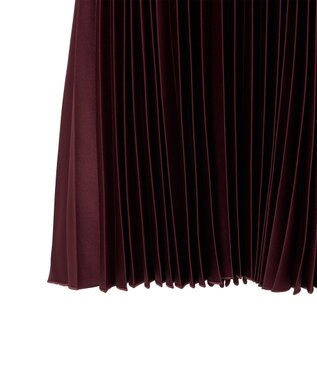 JOSEPH 【WEB＆OUTLET限定】ニットウィーブプリッセ スカート Merlot