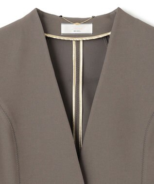 BEIGE， LUIZA / ノーカラージャケット Mocha