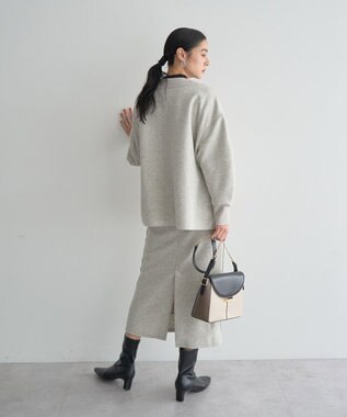 YECCA VECCA メルトンナロースカート Gray