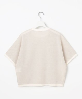 自由区 シアーメッシュニット Tシャツ オフ