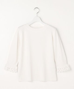 ANY SIS L レースポイント プルオーバー オフ