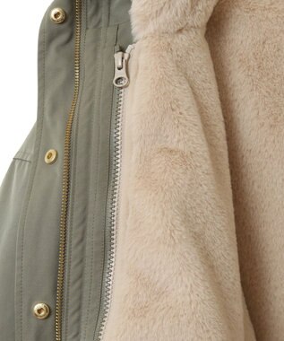 earth music&ecology マルチウェイマウンテンパーカー カーキ