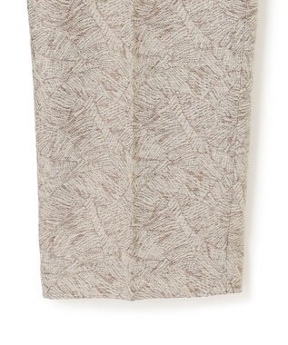 23区 【一部店舗限定/洗える】リネンライクジャカード セットアップ グレージュ系