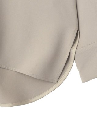 YECCA VECCA 【2点SET】スキッパーデザインセットアップ Gray Beige