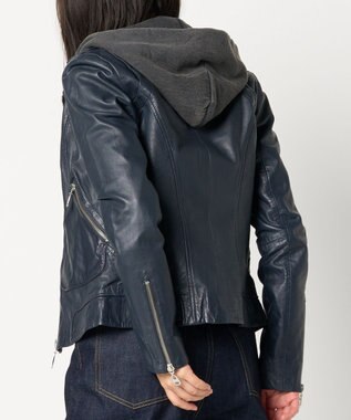 woadblue ＜DOMA＞HOODIE JACKET NAVY NAVY