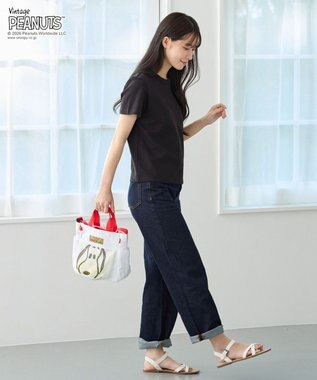 ROOTOTE 8508【ルートート】スヌーピー IP.スクエア.バディ.ピーナッツ-1E 01：ホワイト